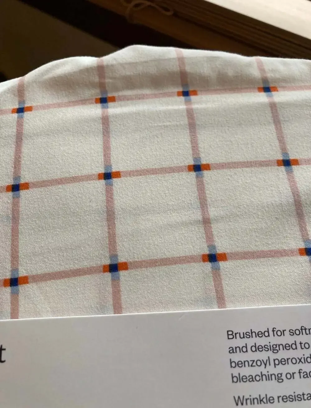Room Essentials Twin/XL Twin Microfiber Sheet Set Plaid